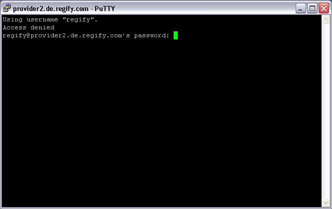 puttyRegifyLogin