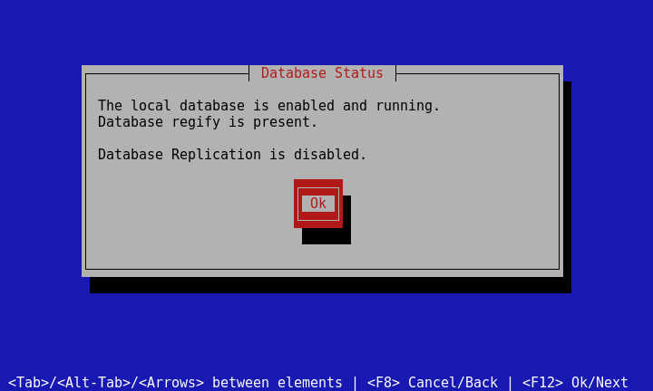 dbStatus
