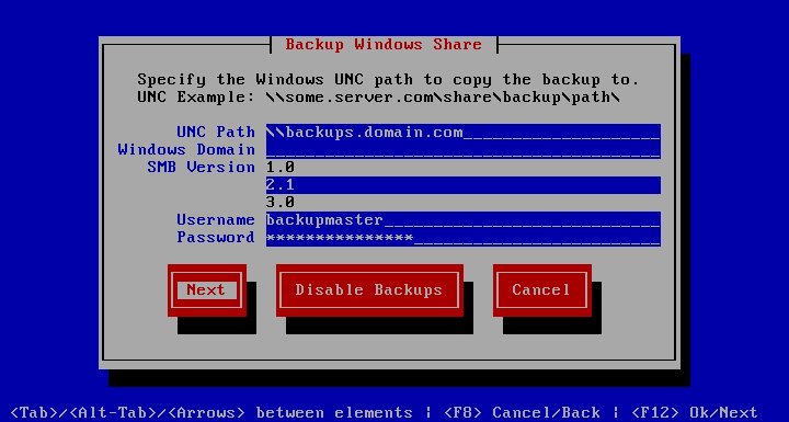 provBackup