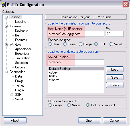 puttySave